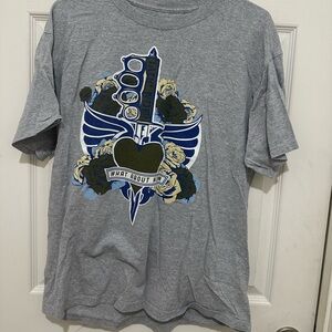 Vintage Bon Jovi 2013 rock concert tour tee